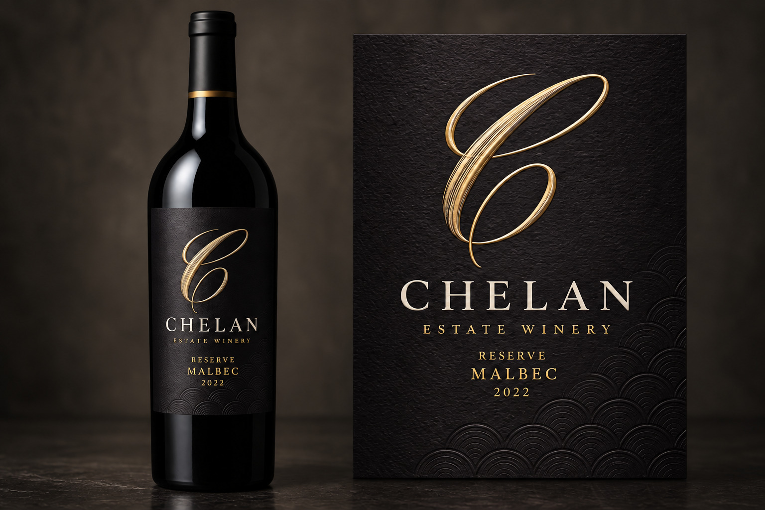 Reserve Malbec 2022 bottle and label design from the wine catalog